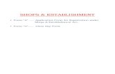 SHOPS & ESTABLISHMENT - Official Website of Labour ...labcom.jk.gov.in/pdfFiles/DownldForms.pdf · Application Form for Registration under Shops & Establishment Act. Form-“O”…..