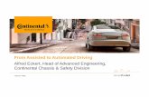 15-11-09 Automated Driving - Continental AG - Homepage · PDF fileFuture Vision of Autonomous Driving ... Modular Redundant Electronic Brake System for Highly Automated Driving 1 BUS