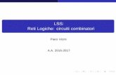 LSS: Reti Logiche: circuiti · PDF fileP. Vicini LSS: circuiti combinatori A.A. 2016-2017 1 / 42. Algebraecircuitielettronici Computersoperanoconsegnalielettriciconvaloridiscretidi