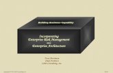 Enterprise Architecture and Risk Management - Home - · PDF fileTitle: Enterprise Architecture and Risk Management Author: Terry Merriman Subject: ERM with EA Created Date: 10/5/2012