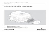 Electric Actuators ELQ Series - Emerson Valve Automation... · Electric Actuators ELQ Series Installation Operation & Maintenance manual ELQ DOC.55.EDN Rev: E October 2012 D Installations-,