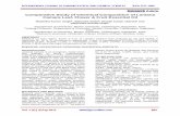 Comparative Study of Chemical Composition of Lantana · PDF fileComparative Study of Chemical Composition of Lantana Camara Leaf, Flower & Fruit Essential Oil Rabindra kumar singh1*,