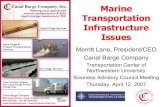 Merritt Lane, President/CEO Canal Barge · PDF fileMerritt Lane, President/CEO Canal Barge Company ... Canal Barge Company Profile March 2007 Inland Towboats 16 ... • Inland waterways