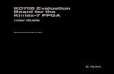 KC705 Evaluation Board for the Kintex-7 FPGAicslwebs.ee.ucla.edu/dejan/researchwiki/images/f/fa/User_Guide_KC...KC705 Evaluation Board for the Kintex-7 FPGA User ... or publicly display