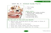 Unit 2L.1: Animal body Parts - Science Curriculum Office ... · PDF file2/10/2011 · • Match your external parts of your body to those of ... • Know your sense organs and their