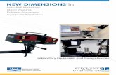new dimensions in - sze.hujret/Prospektus/jret_new_dimensons_2011.pdf · new dimensions in Industrial Metrology, Metal Working, Polymer Processing, Computer Simulation Laboratory