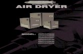 AIR DRYER INSTRUCTION MANUAL - Air … DRYER INSTRUCTION MANUAL 2 DESCRIPTION Function Compressed air enters the air-to-air heat exchanger and is pre-cooled by the chilled outgoing