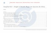 Simplify NLP Sleight of Mouth. Magie der Sprache (R. Dilts)nlp-core.ch/startnlp/wp-content/uploads/2015/04/Tabelle-Sleight-of... · The Magic of Conversational Belief Change, ...