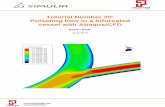 Tutorial Number 20: Pulsating flow in a bifurcated vessel ... Abaqus tutorial Pulsating flow in...Pulsating flow in a bifurcated vessel with Abaqus/CFD ... λ is the natural time constant