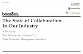 The State of Collaboration In Our Industry - Strategy& · PDF fileThe State of Collaboration In Our Industry A Survey by Booz & Company • DemandTec • Trade Promotion Management