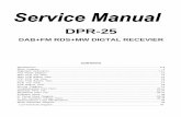 Sangean DPR-25 Service Manual - Diagramas dediagramas.diagramasde.com/audio/dpr25-servicemanual.pdfSPECIFICATION. MW. ELECTRICAL PERFORMANCE Model: DPR-25 Brand: SANGEAN Temp: ꉘCR.H.: