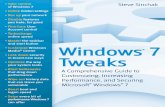 Windows 7 Tweaks - Buch.de · PDF fileWindows ® 7 Tweaks Your Windows. Your way. You can make it happen. ... 646-8600. Requests to the Publisher for permission should be addressed