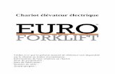 Chariot élévateur électrique - · PDF fileChariot élévateur électrique Veillez à ce que le présent manuel de référence soit disponible sur le chariot en toutes circonstances.