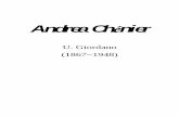 Andrea Chénier - Go! classic 고전음악 애호가들을 ... · PDF file베르시가 창녀의 복장으로 등장한다. ... 그들이 내 방문 앞에서 어머니를 죽였어요”를
