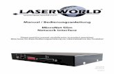 Manual / Bedienungsanleitung MicroNet Slim Network · PDF fileManual / Bedienungsanleitung MicroNet Slim Network Interface Please read this manual carefully prior to product operation!