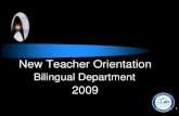 New Teacher Orientation - Bilingual Education and World ...bilingual.dadeschools.net/BEWL/pdfs/NTO_Oct09.pdf · •“C” for Curriculum ... organizational pattern LA.B.1.2.2.3.3
