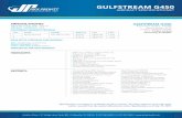 GULFSTREAM G450 - Jack Prewitt & Associatesjackprewitt.com/wp-content/uploads/2015/05/JP_SpecSheet_Gulfstream...• Triple Honeywell MAU-913 ... • Ai rframe overall Matterho n White