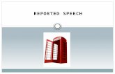 [PPT]Diapositiva 1 · Web viewReported Speech – Tense changes DIRECT SPEECH REPORTED SPEECH PRESENT PAST ‘We study ’, she said. She said that they studied. ‘We are studying
