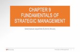 CHAPTER 9 FUNDAMENTALS OF STRATEGIC MANAGEMENT 9 Fundamentals of... · CHAPTER 9 FUNDAMENTALS OF STRATEGIC MANAGEMENT ... Three Stages of Strategic Management b)Strategy Implementation: