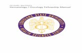 LSU Health– New Orleans Hematology / Oncology Fellowship ... · PDF fileLSU Health– New Orleans . Hematology / Oncology Fellowship Manual . Program Administration . Section Chief: