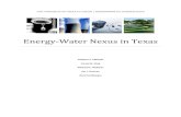 Energy‐Water Nexus in Texas - Home | Environmental ... 2. Energy for Water.....20 Public Water Supply Systems.....20 Source Collection and Conveyance.....20 ... both energy and water.