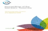 Proceedings of the Members’ Assembly - IUCN · PDF fileContents Minutes of the Members’ Assembly of the 2012 World Conservation Congress.....1 Annex 1 –Statement of the United