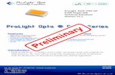 ProLight PS2P-TFPE-GP 0.2W Power LED Version: P1 · PDF fileProLight PS2P-TFPE-GP 0.2W Power LED Technical Datasheet Version: P1.1 Features