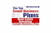Real Estate Investing Sample Business · PDF file · 2016-11-17Real Estate Investing Sample Business Plan . ... requirements that represent your company and not the companies represented