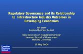 Regulatory Governance and its Relationship to ... · PDF fileRegulatory Governance and its Relationship to Infrastructure Industry Outcomes in ... ICBs are consistently associated