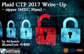 Plaid CTF 2017 Write-Up [zipper (MISC 50pts)]