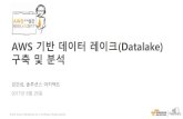 AWS 기반 데이터 레이크(Datalake) 구축 및 분석 - 김민성 (AWS 솔루션즈아키텍트) : 8월 온라인 세미나