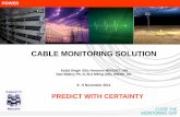 CABLE MONITORING · PDF file• Issues for Buried Underground Cables • Technology Principles and cable thermal models • Case Study • Further applications ... Fire Detection: