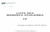 LISTE DES MANUELS SCOLAIRES LP - …condorcet02.lyc.ac-amiens.fr/site/docs/manuels_lp_2015-2016.pdf · 2nde bac pro maintenance des equipements industriels 2nde bac pro technicien