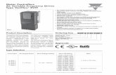 Motor Controllers AC Variable Frequency Drives Type ... · PDF fileMotor Controllers AC Variable Frequency Drives Type VariFlex3 RVFF Specifications are subject to change without notice.