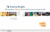 HR Analytics made easy for SAP by Every Angle for HR … ·  · 2013-07-26HR Analytics made easy for SAP by Every Angle for HR ... SAP is een goede software om data georganiseerd