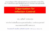 Organization for Infection Controlbamras.ddc.moph.go.th/th/ic-download/15-Dec-2014/17-Organization... · • Nosocomial dengue infection ... • Guideline for Disinfection and Sterilization