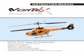 INSTRUCTION MANUAL - dynam-rc. · PDF fileINSTRUCTION MANUAL Best flying micro helicopter 100% RTF easy for beginner! Main Rotor Diameter: 13.60 in (345mm) Length: 15.75 in (400mm)