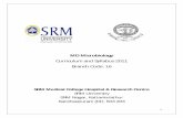 MD Microbiology - Welcome to SRM University – India’s ... · PDF fileMD Microbiology Curriculum and Syllabus 2011 ... Mycoplasmatales: Mycoplasma, Ureaplasma, Acholeplasma and