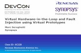 Virtual Hardware-in-the-Loop and Fault Injection using ... · PDF fileVirtual Hardware-in-the-Loop and Fault Injection using Virtual Prototypes ... Improve quality through parallel