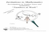 Invitations to Mathematics - CEMCcemc.math.uwaterloo.ca/.../invitations-to-math/NumberSense-Grade5.pdf · Invitations to Mathematics ... • explore the Dewey Decimal system used