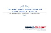 tcvn iso 9001:2015 iso 9001 2015 - · PDF file1 TCVN TIÊU CHUẨN QUỐC GIA * NATIONAL STANDARD TCVN ISO 9001:2016 ISO 9001:2015 Xuất bản lần 4 Fourth edition HỆ THỐNG