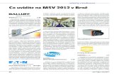 Co uvidíte na MSV 2012 v Brně - · PDF filenáctiosém robotu SDA10D, který se automa-ticky vypne, není-li právě v pracovním cyklu. Robot bude představen s novým kompaktním