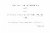 The Great learning - Indiana University Bloomingtonp374/Daxue-Zhongyong_(Eno-2016).pdf · The Great learning . ... often seem dull and preachy to students without background in Chinese