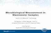 Microbiological Measurement in Wastewater Samples Measurement in ... (Dip Slides) – Biological Activity Reaction Test ... • m-ColiBlue Colonies…24 hours later