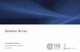 ENERAL RETAIL - Fung Business Intelligence · PDF file• China is now the world‘s second largest retail market after the U.S. ... Euromonitor International Mixed retailers ... --Apparel