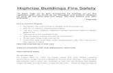 Highrise Buildings Fire Safety - Junagadhjunagadhmunicipal.org/.../2016/08/...GUIDELINE.pdf · Highrise Buildings Fire Safety ... Electrical, gas or oil-fired heaters ... installed,