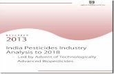 © This is a licensed product of Ken Research and should ... · PDF fileIndian Council of Agricultural Research ... Threats 12. India Pestcides Market Trends and Developments ... International