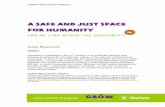 A Safe and Just Space for Humanity: can we live ... - · PDF fileA safe and just space for humanity CAN WE LIVE WITHIN THE DOUGHNUT? ... Humanity is currently living far beyond the