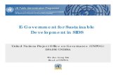 E-Government for Sustainable Development in SIDS - ITU · PDF fileE-Government for Sustainable Development in SIDS ... E-Government for Sustainable Development ... What’s the Result
