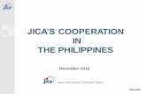 JICA’S COOPERATION IN THE PHILIPPINES4c281b16296b2ab02a4e0b2e3f75446d.cdnext.stream.ne.jp/com/...JICA.pdfJICA’s OPERATION : PRIORITY AREAS Achieving Sustainable Economic Growth